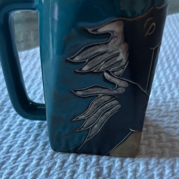 MARA STONEWARE COLLECTION - One 10 Ounce Mug Coffee Wild Horses Design - Picture 2 of 16